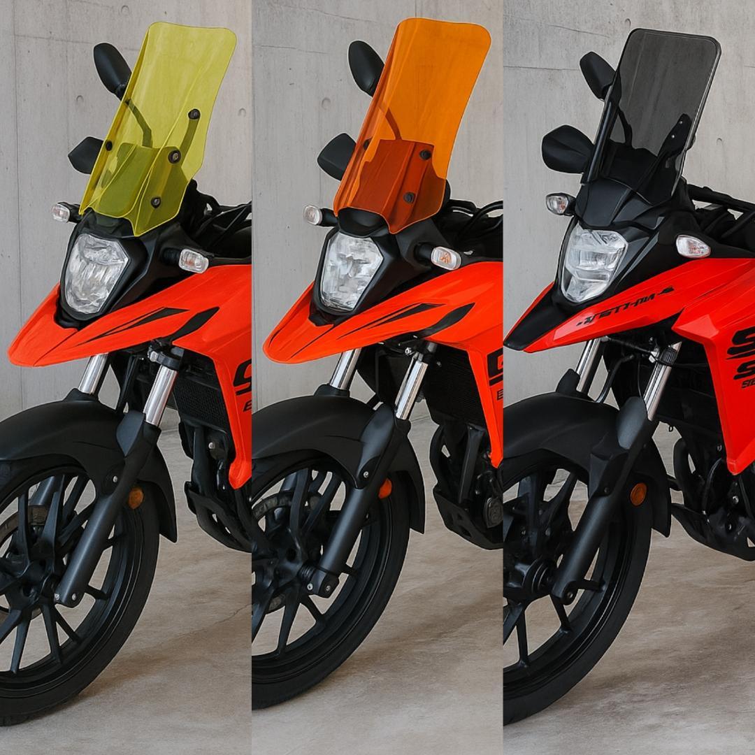 VStrom ロングシールド クリア3 Vストローム250SX ロングスクリーン