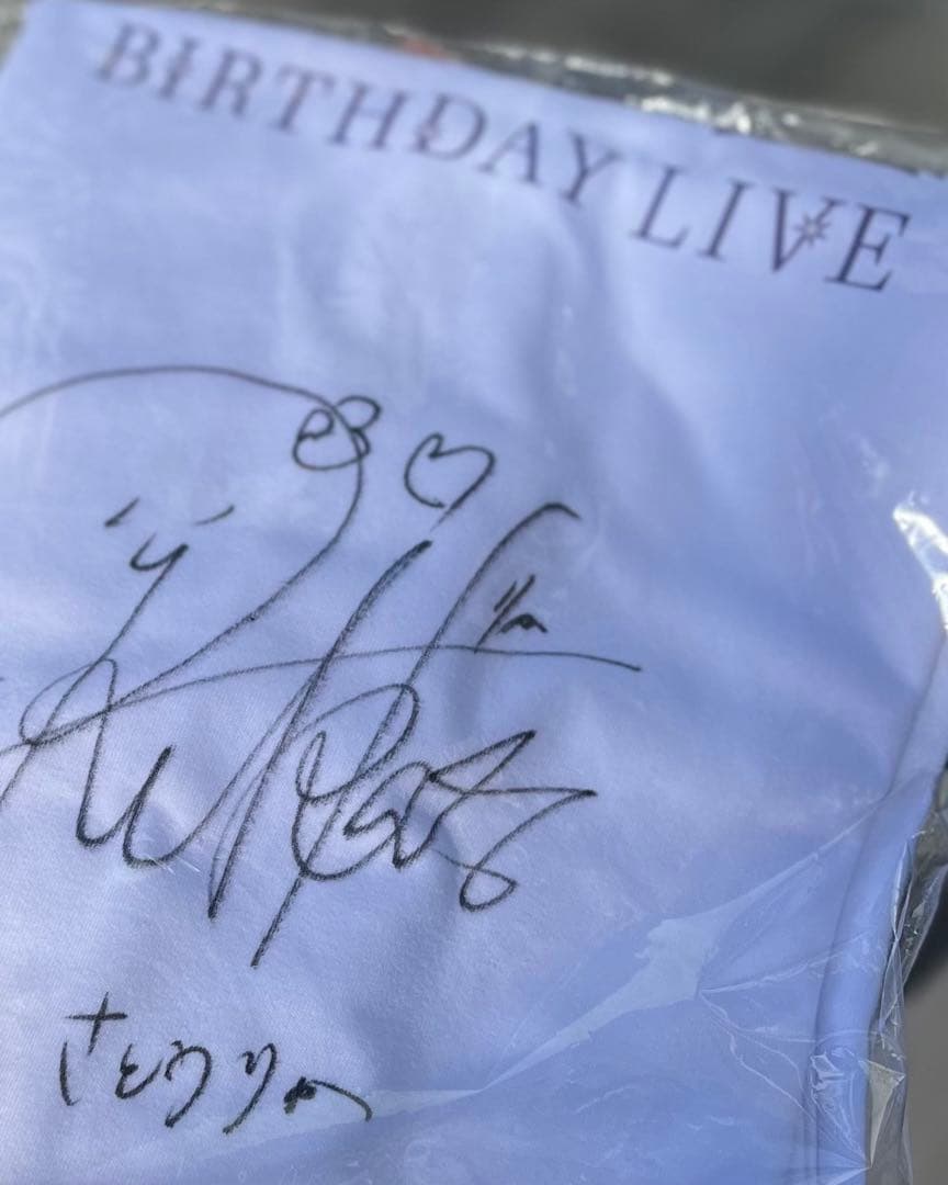 乃木坂46 佐藤璃果 12thバスラ 直筆サイン入りTシャツ