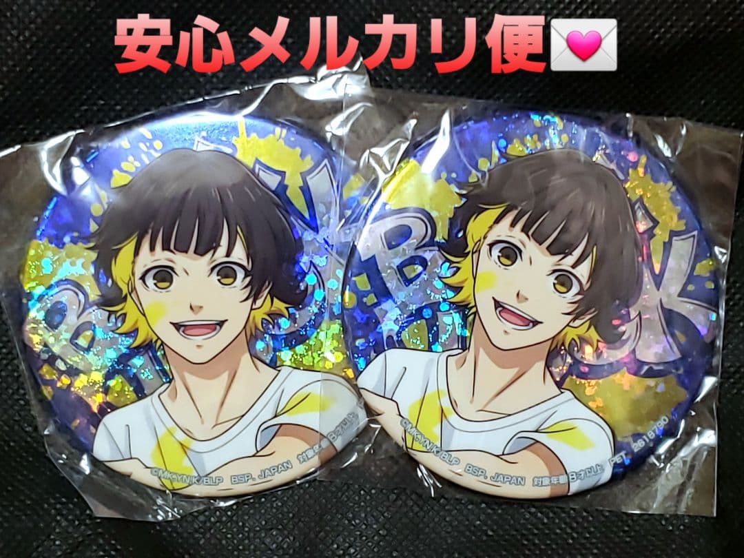 ブルーロック ホログラム缶バッジ GIGO限定 蜂楽廻