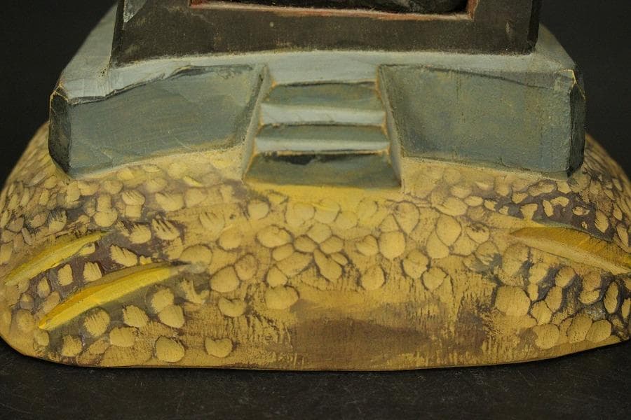 但馬彫刻 松田一 作 大黒天座像(ZE520)