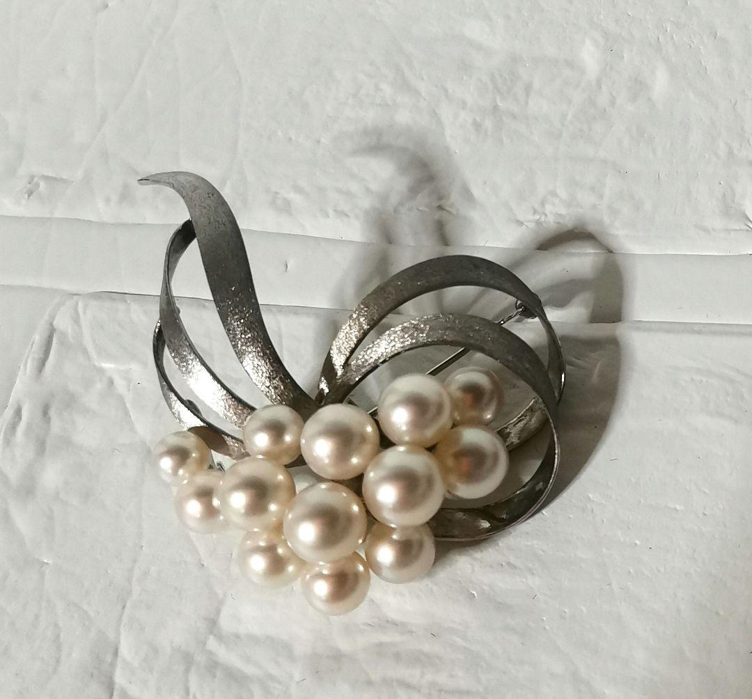 豪華！田崎真珠　TASAKI タサキ アコヤパール　ブローチ　コサージュ