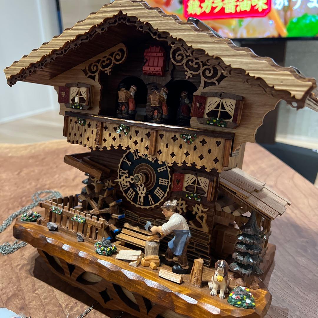 木製 鳩時計 からくり時計　ドイツ製　ロマンス社