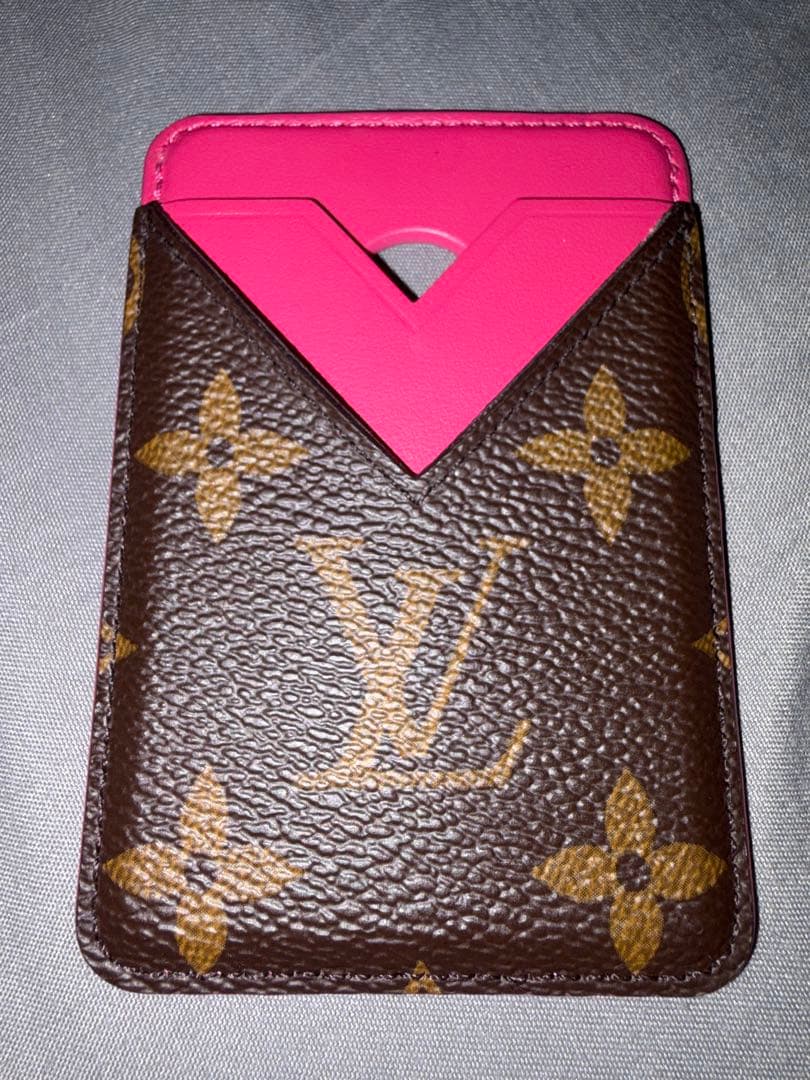 Louis Vuitton カードケース ブラウン・ピンク