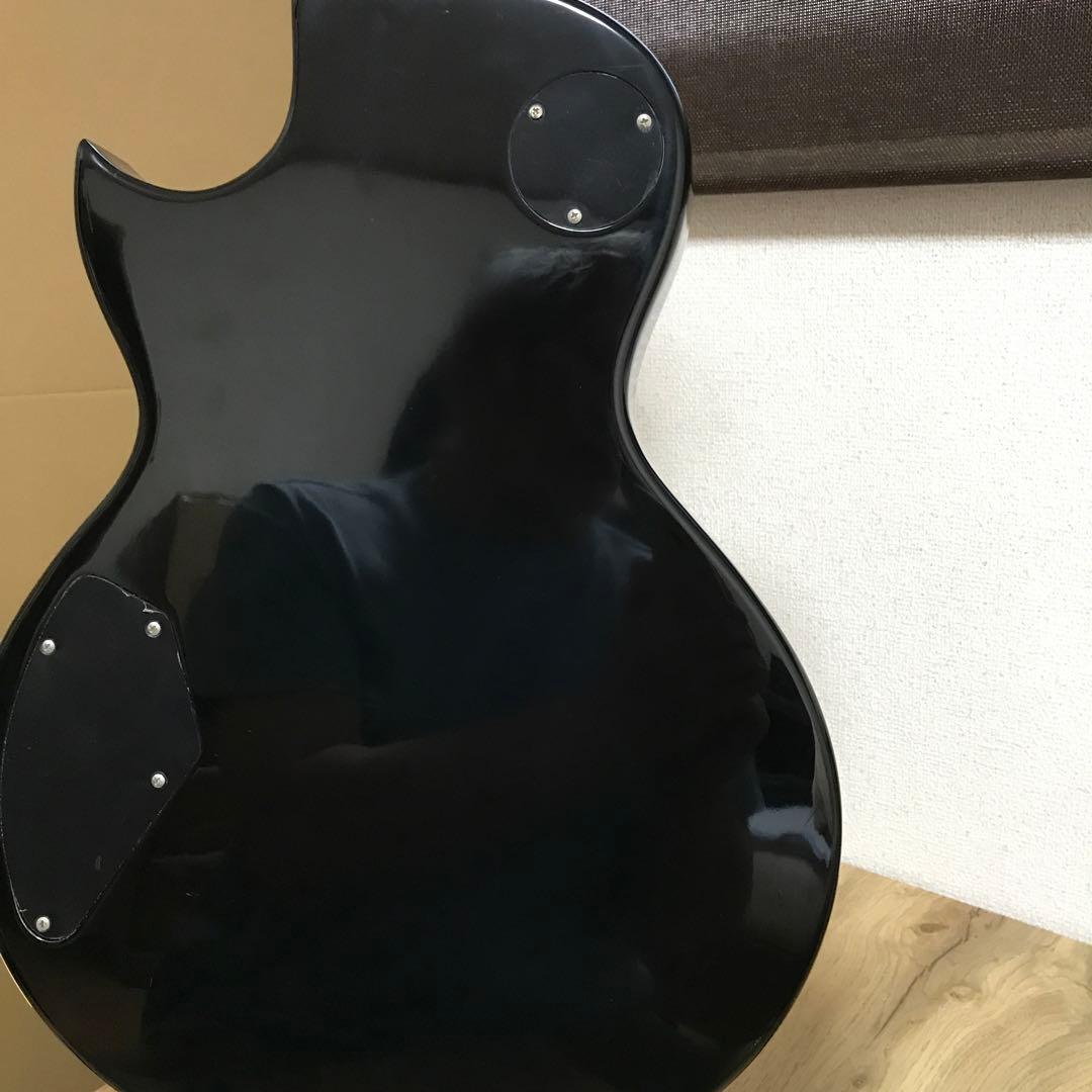レスポールタイプ エレキギター ブラック P-90搭載 そこそこ美中古ギター