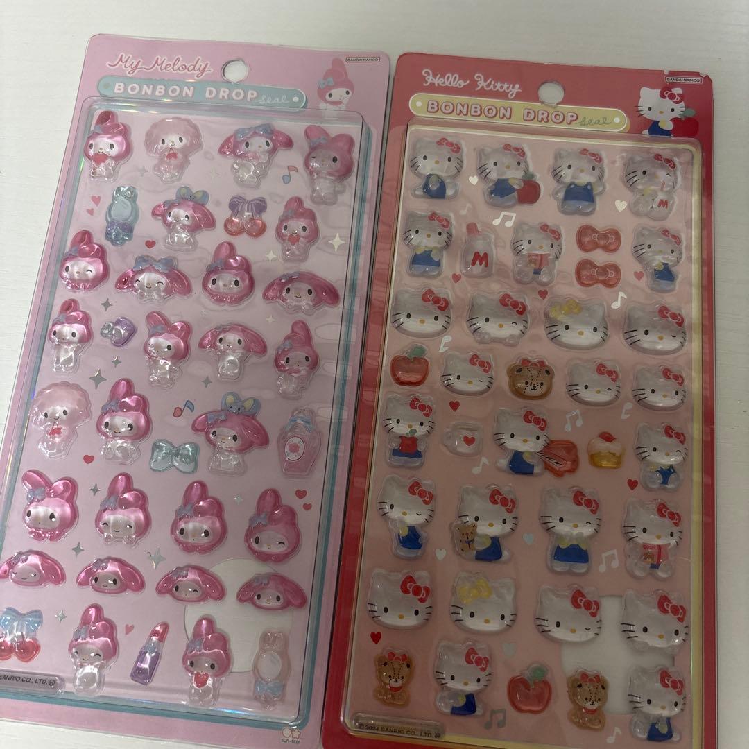 gi【即日発送 正規品】 サンリオ ボンボンドロップシール8種 コンプ
