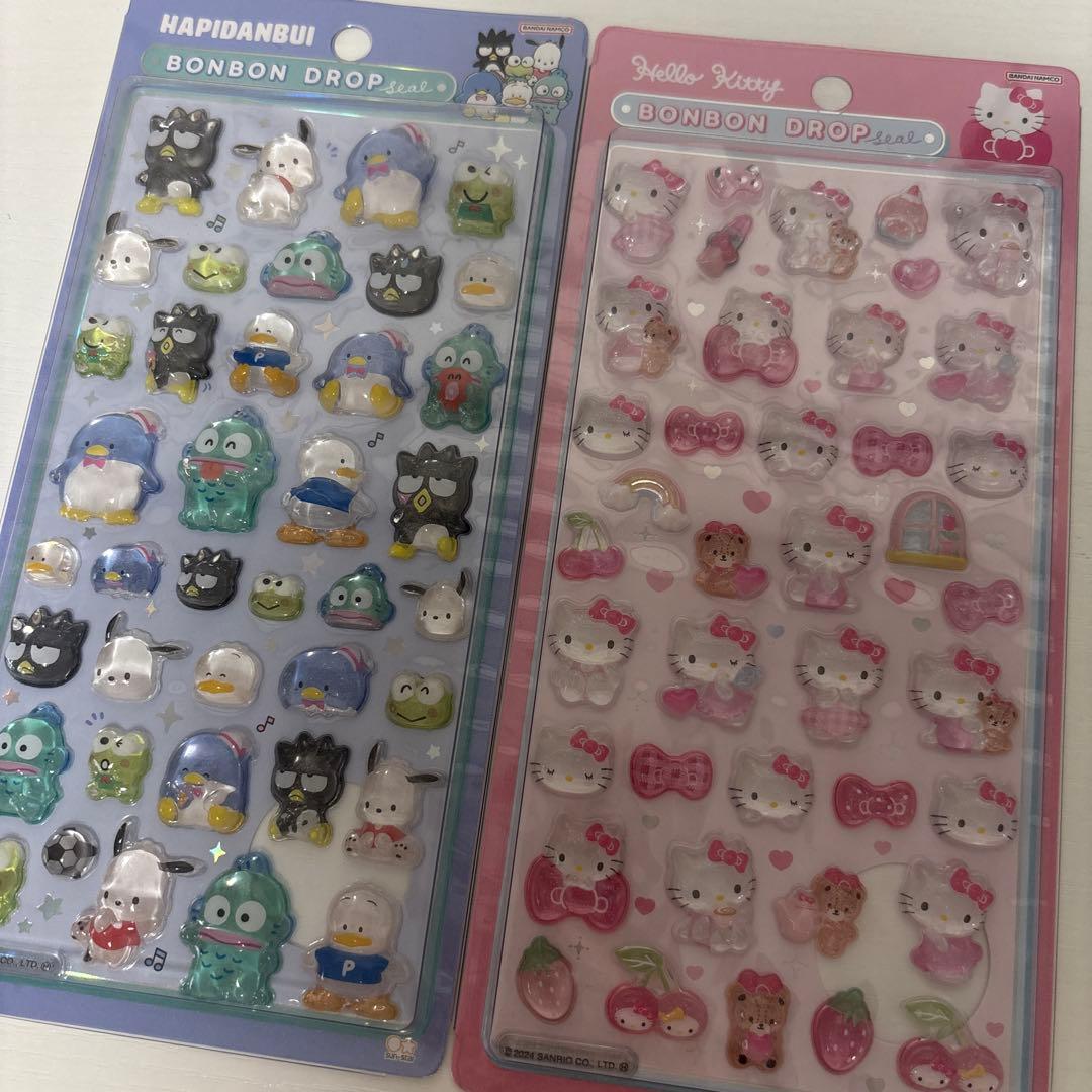 gi【即日発送 正規品】 サンリオ ボンボンドロップシール8種 コンプ