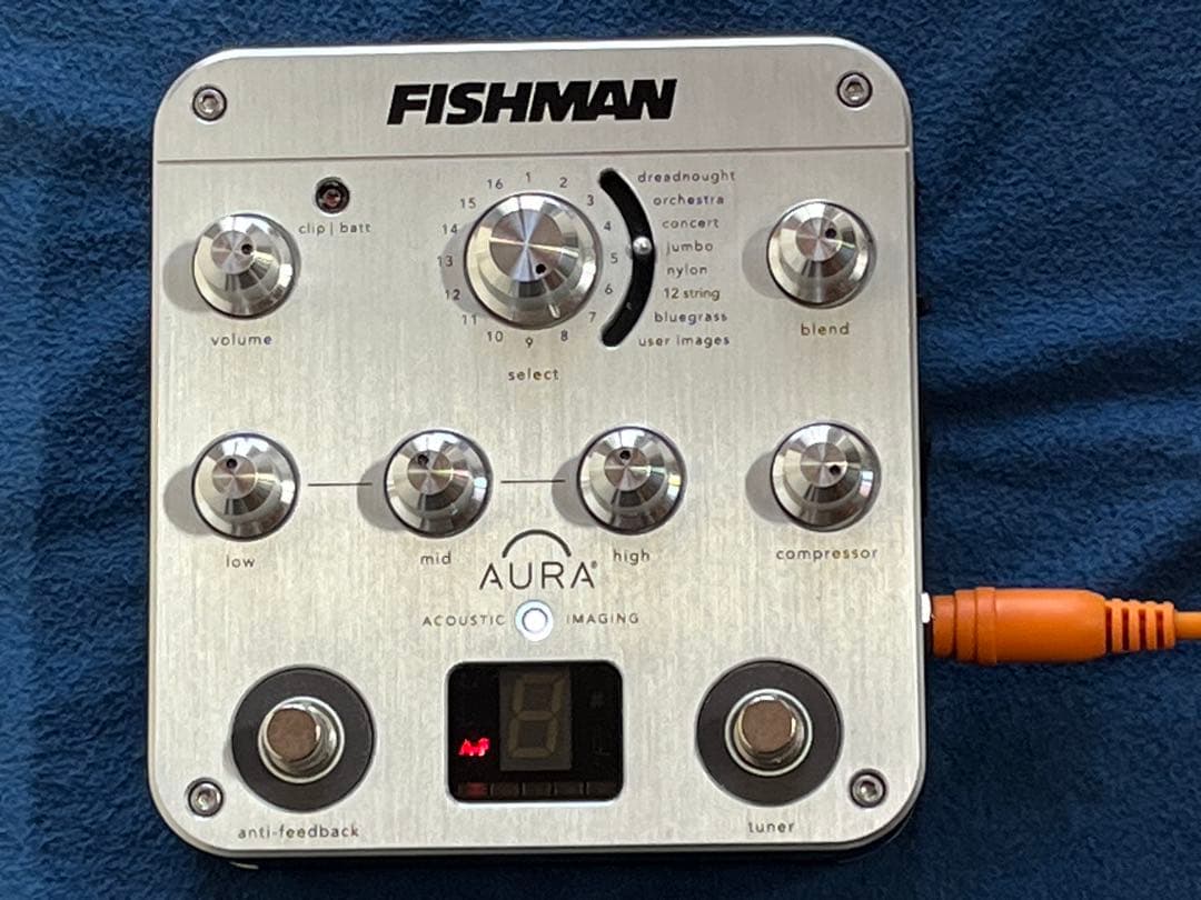 Fishman 「Aura Spectrum DI」　高品位DI❗️