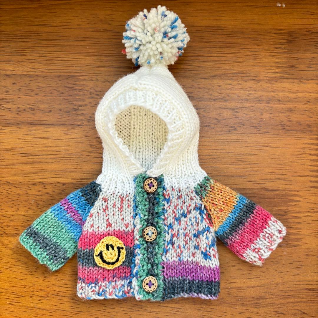 あさみ様＊雪模様編み込みセーターとニット帽とマフラー2点フーディガン＊おまとめ