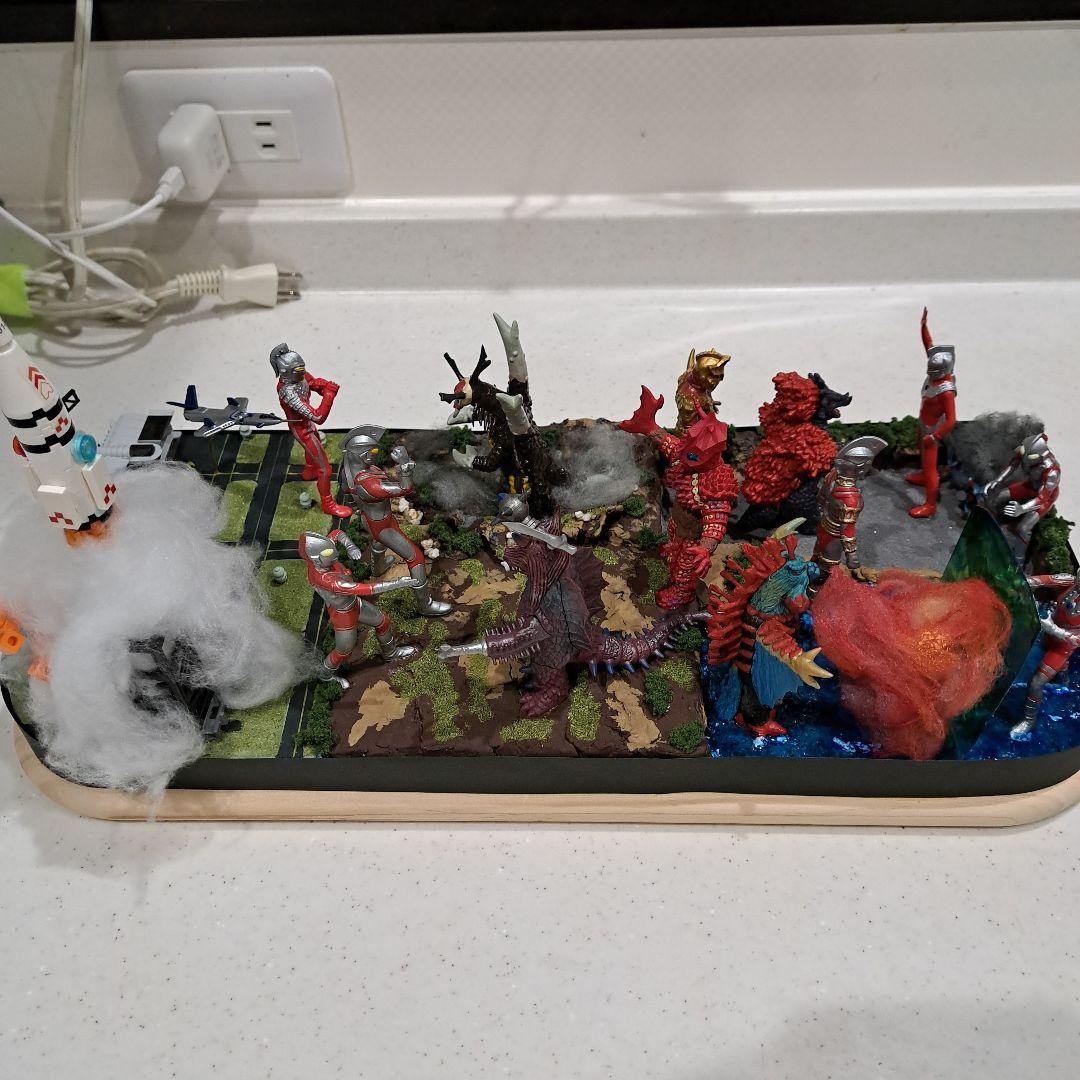 ジオラマ ウルトラ6兄弟