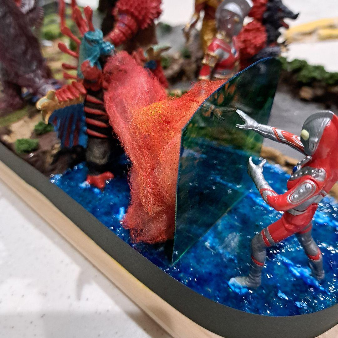 ジオラマ ウルトラ6兄弟