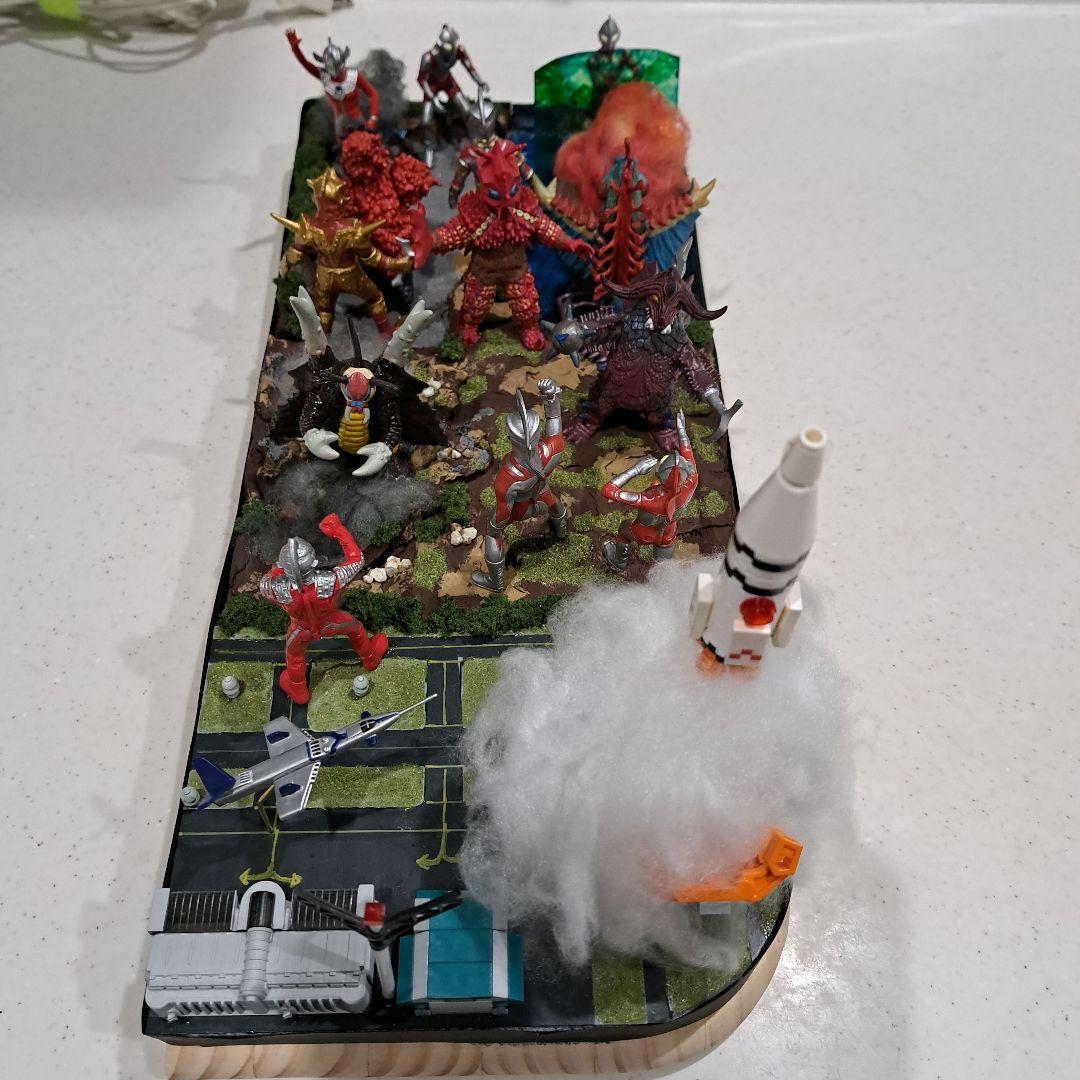 ジオラマ ウルトラ6兄弟