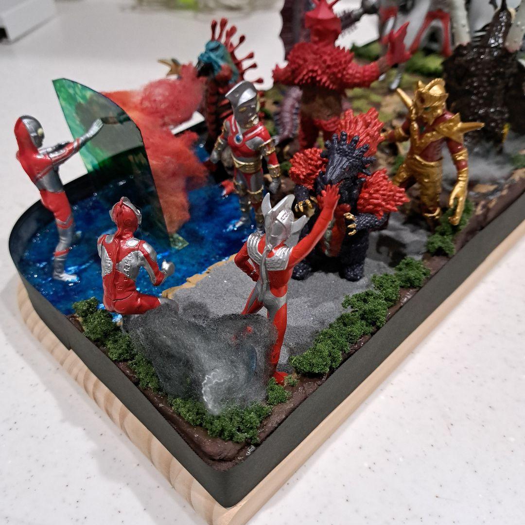 ジオラマ ウルトラ6兄弟
