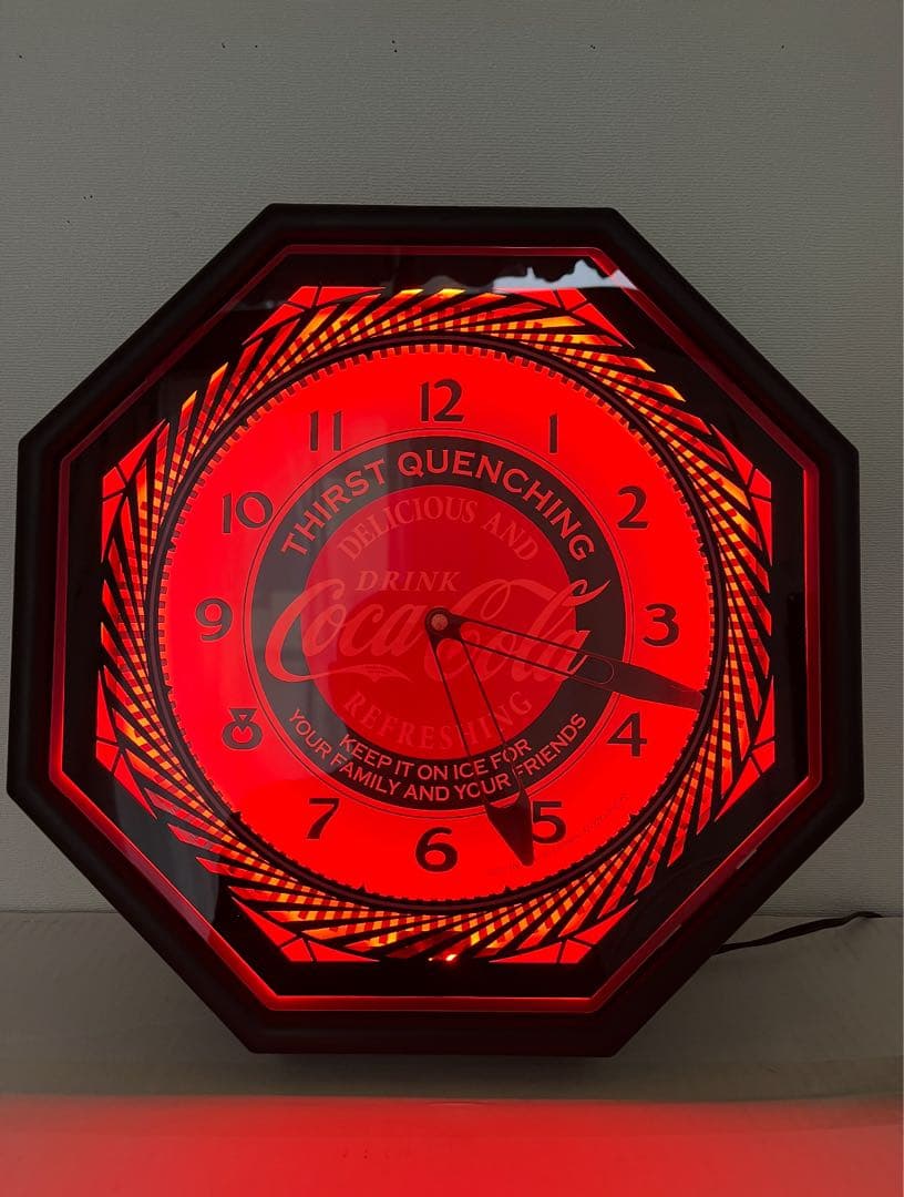 コカ・コーラ ネオンクロック　ネオン管掛け時計3品セット