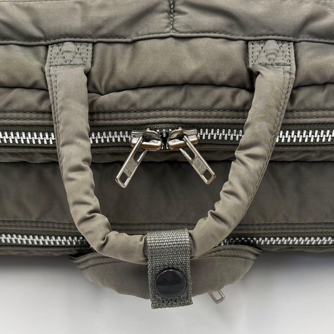 ポーター タンカー 3way ブリーフケース リュック 2層 グレー ナイロン