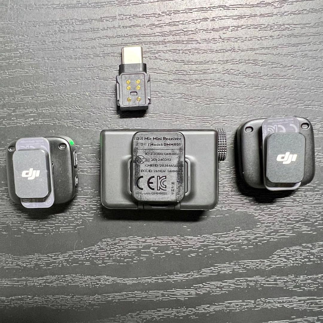 【美品】 DJI MIC MINI ワイヤレスマイクロフォン