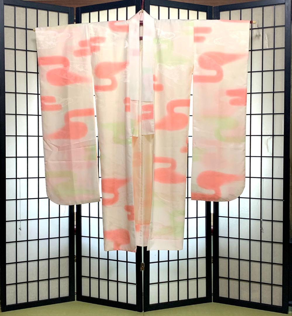 【りっこ　】【良好】振袖　正絹100% フルセット　155cmほどの方へ。