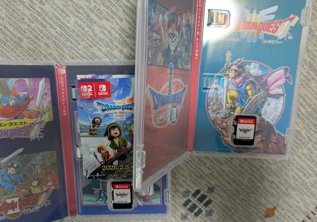 ドラゴンクエスト 1＆2、3 Switch ソフトセット