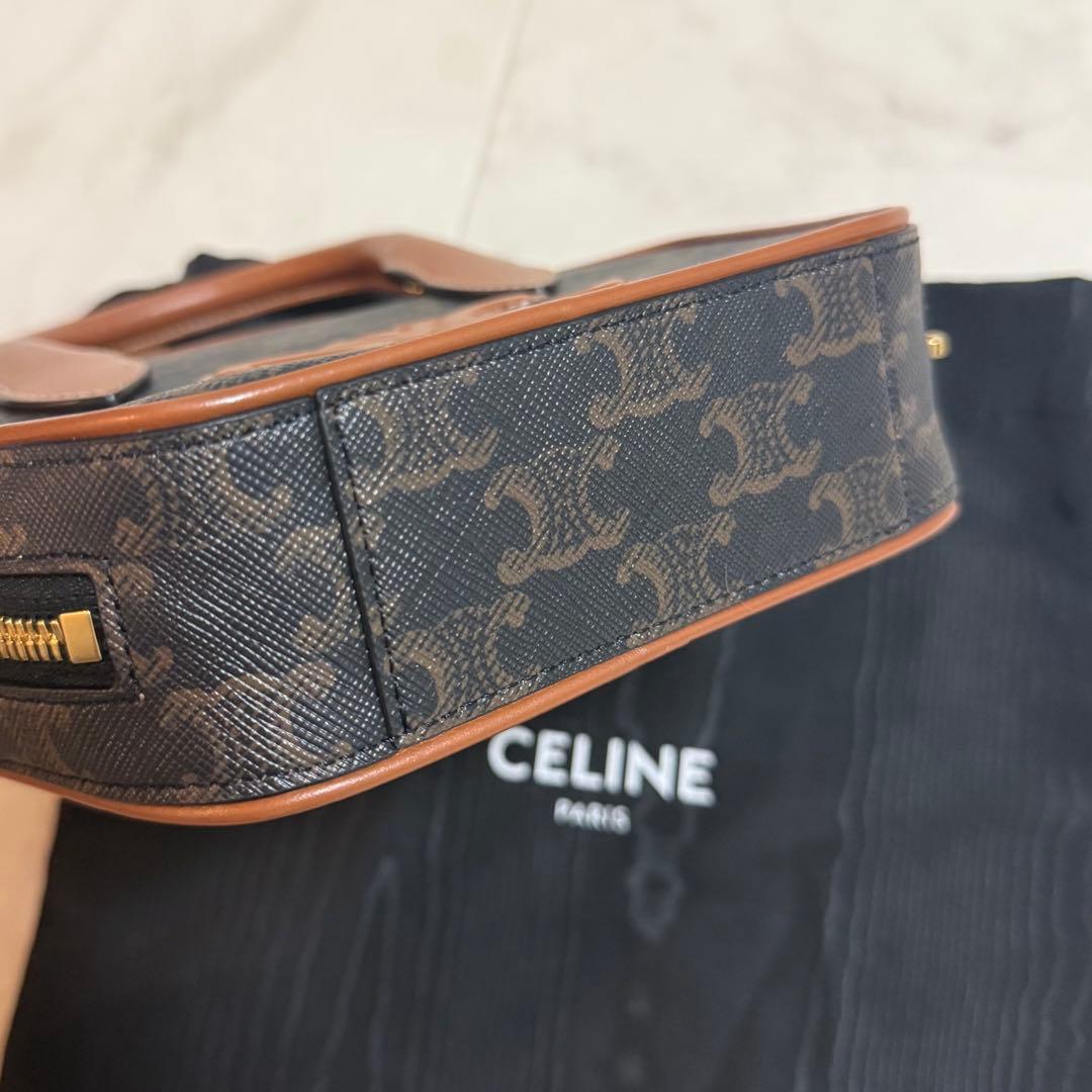 CELINE セリーヌ ボウリングバッグ　トリオンフ　ハンドバッグ　ショルダー