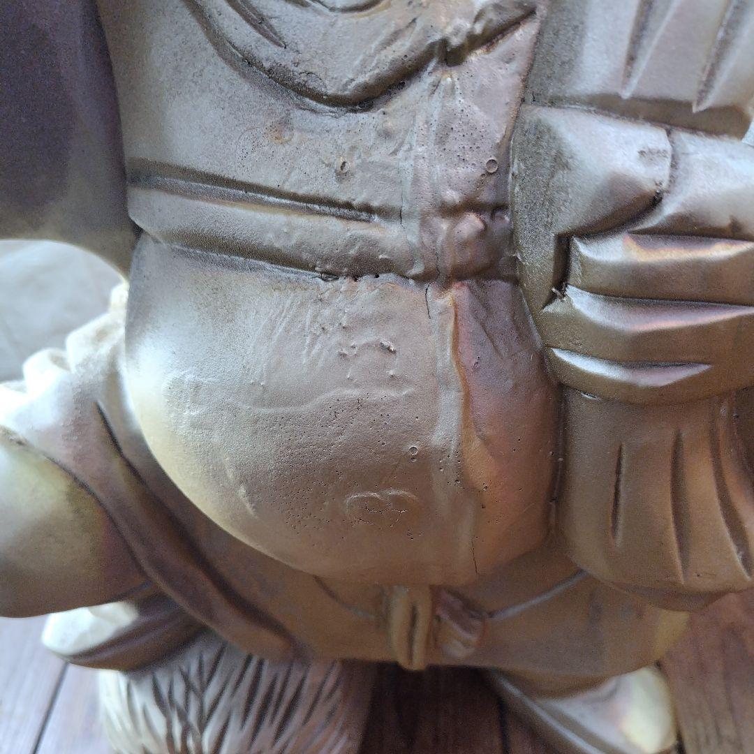 木彫り 大黒天 Statue Lucky God Vintage