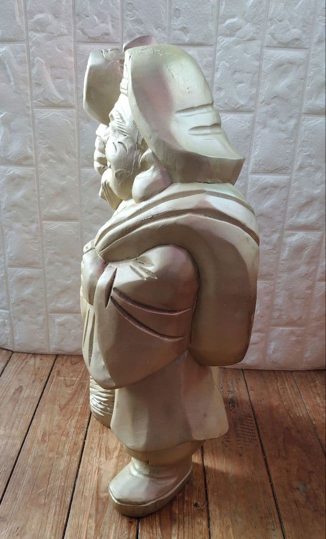 木彫り 大黒天 Statue Lucky God Vintage