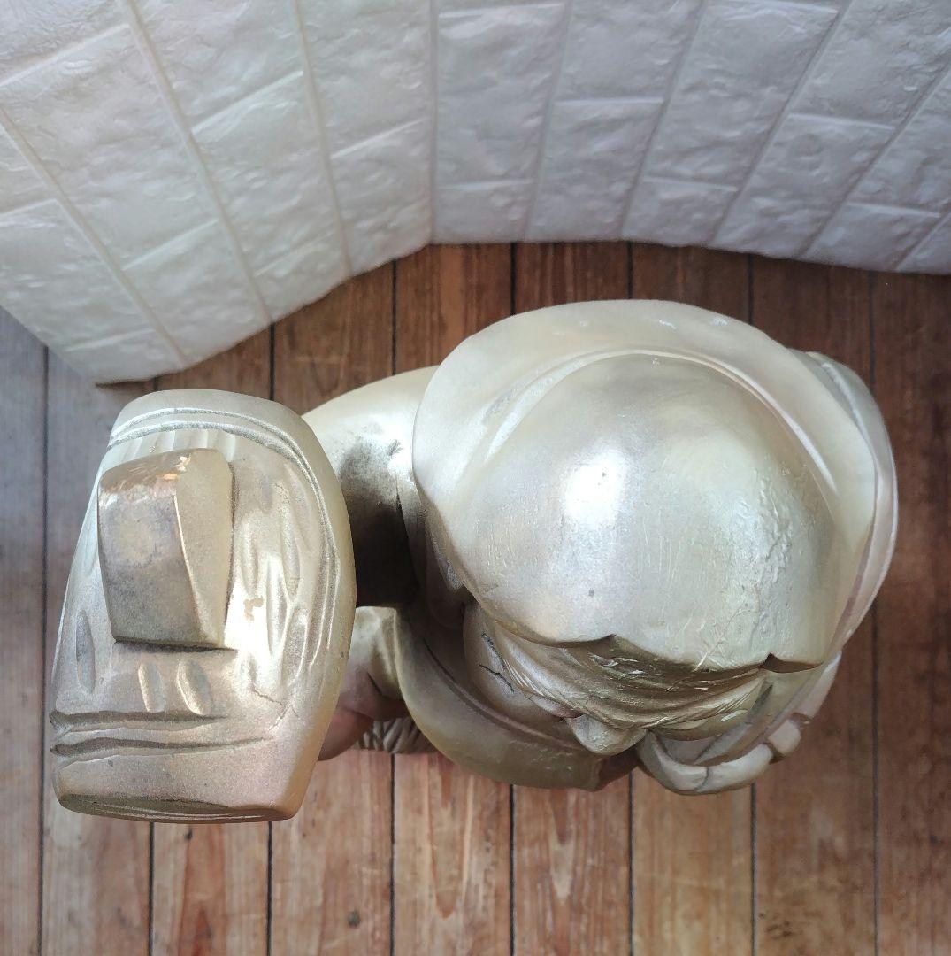 木彫り 大黒天 Statue Lucky God Vintage