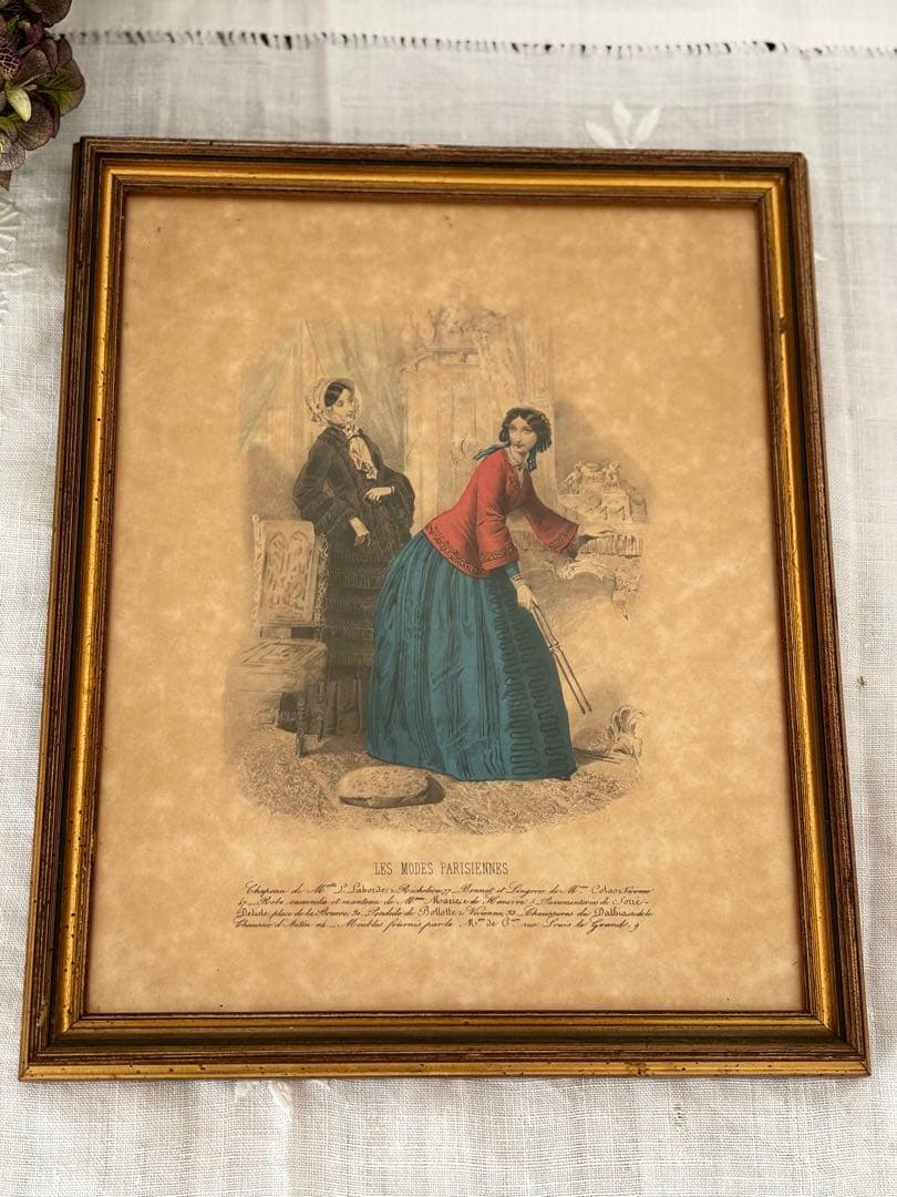 フランス　蚤の市　額　フレーム　ブロカント