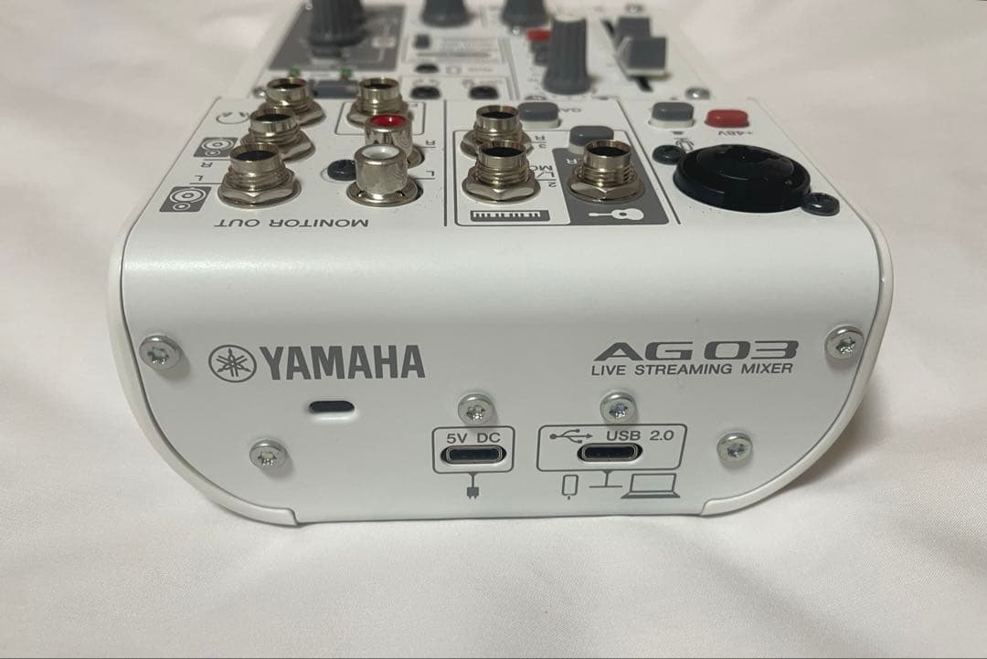 まい YAMAHA ag03mk2 ホワイト