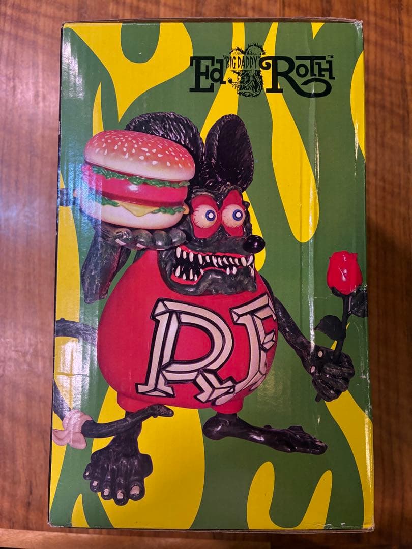 ラットフィンク　フィギュア バーガーとバラ　Rat Fink 希少