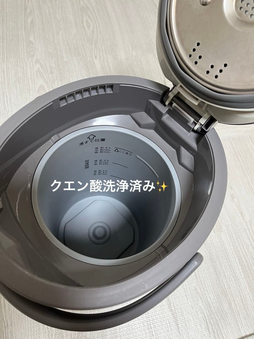象印マホービン 加湿器 スチーム式 グレー EE-DC50-HA