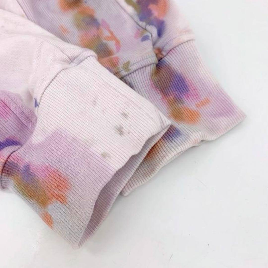 【新品】CVTVLISTカタリスト　ロゴ刺繍ブリーチ加工サルエルスウェットパンツ