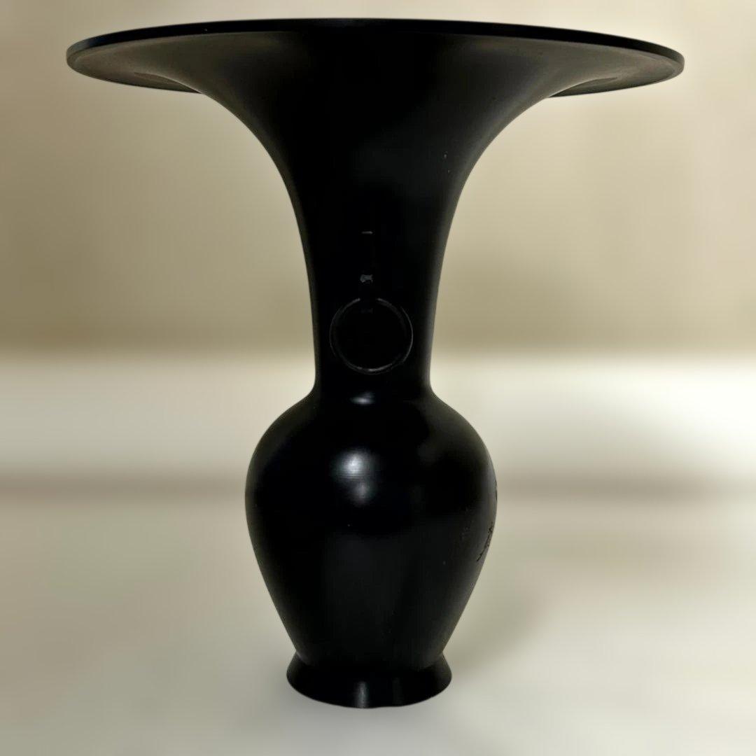 池坊専永/専好立華瓶/花瓶/花器/金属製/銅製/在銘/約4.7kg/華道具