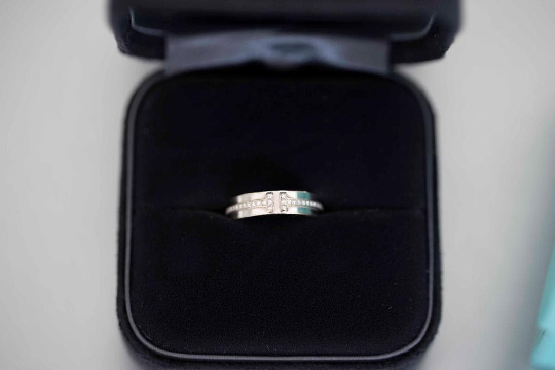 tiffany ティファニー T ナロー ダイヤモンド リング ホワイトゴールド