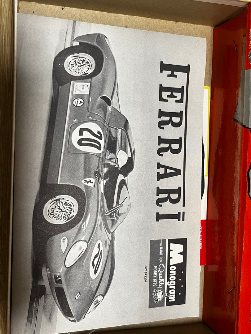 ［レア］60年代モノグラム　フェラーリ275Pスロットカー組み立てキット