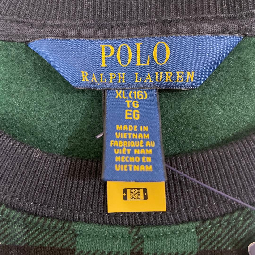 新品タグ付き　ポロラルフローレン ポロベア　スウェット160 レディース
