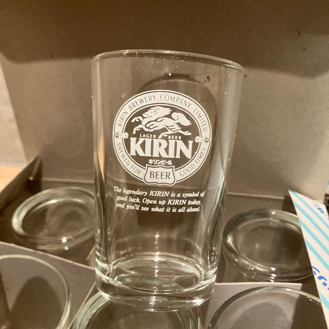 未使用品　グラス42個　7ケース　キリンビール　キリンレモン　昭和レトロ　販促品