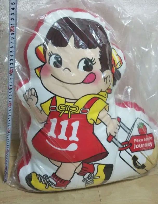 不二家　ペコちゃん　クッション　非売品　希少　レトロ　昭和