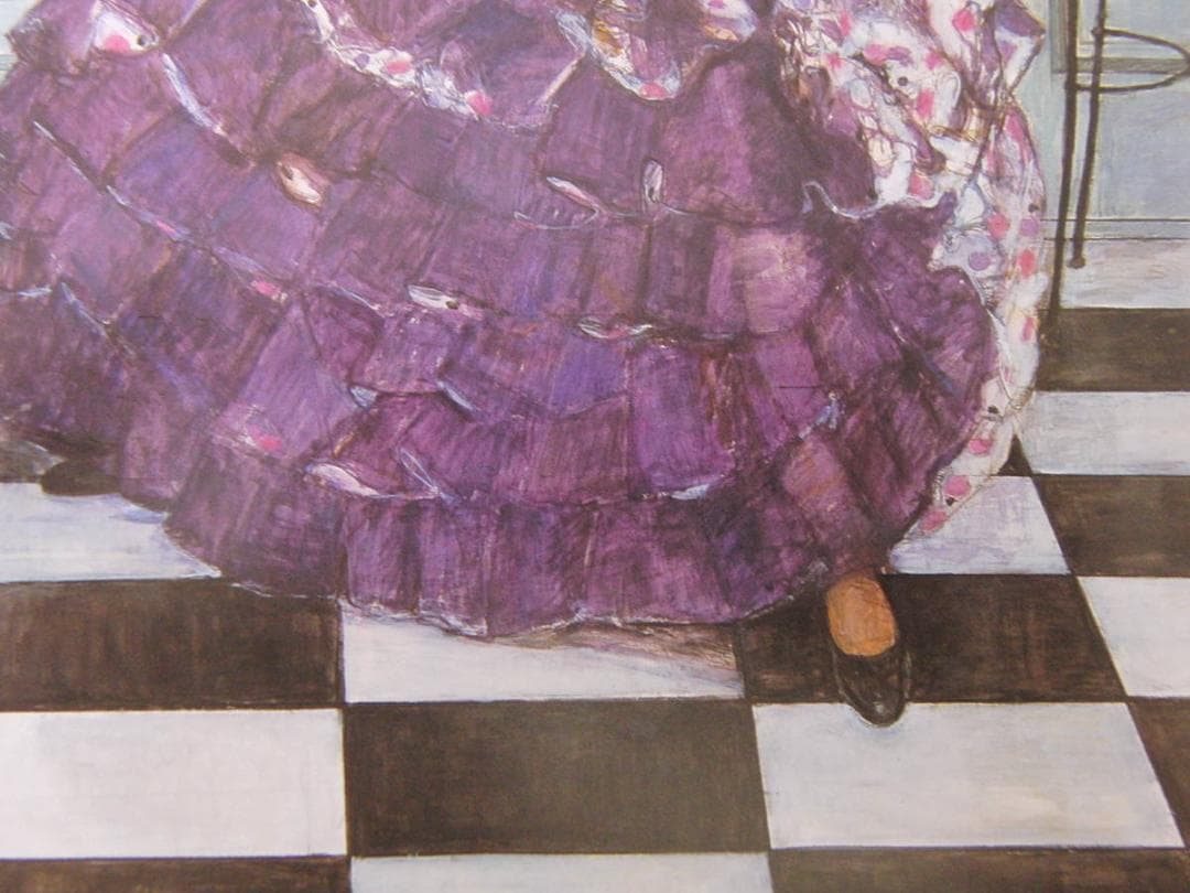 田中実、【爽】、希少な額装用画集より、新品額装付、状態良好