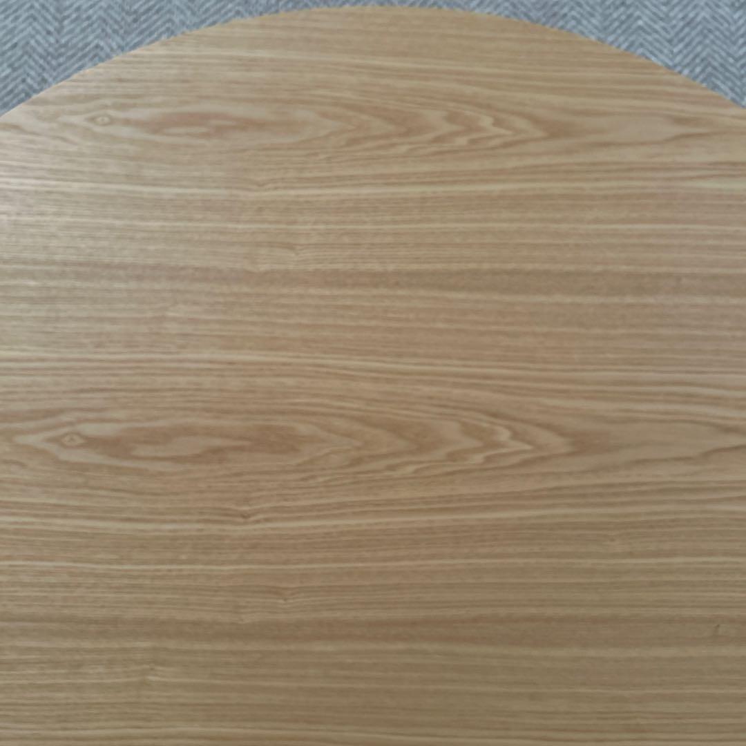 国産こたつ 円形 丸型100cmちゃぶ台タモ ※ハロゲンファンヒーター付