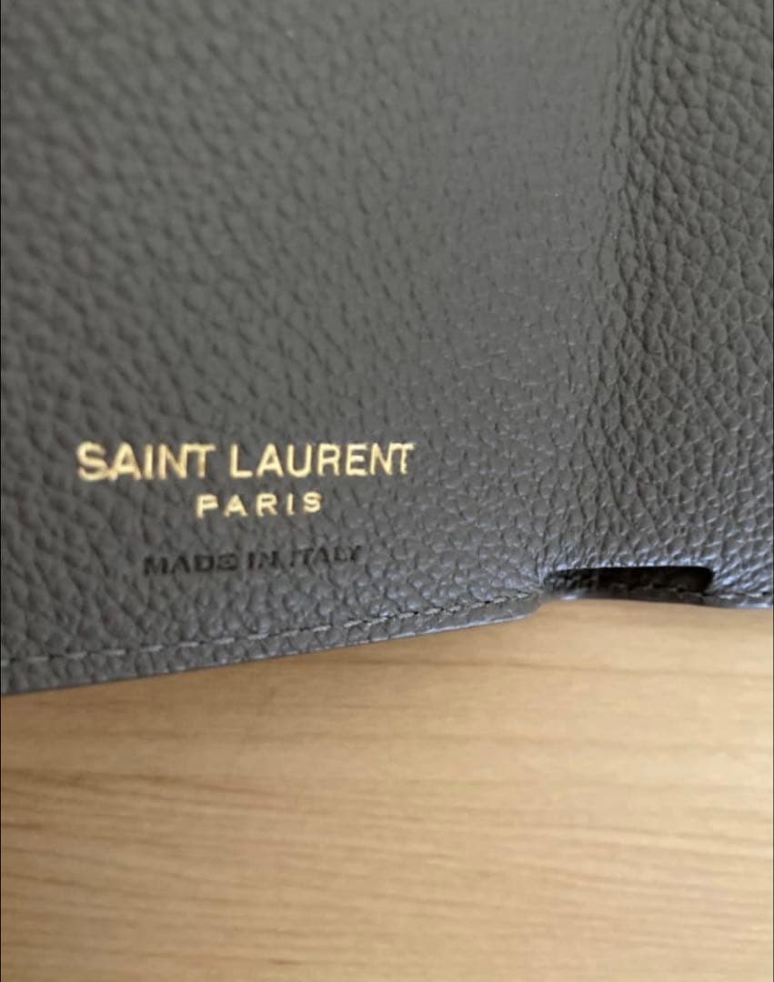 専用♡YSL グレー 三つ折り財布