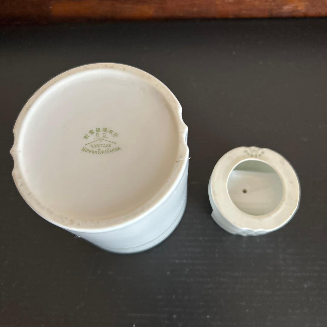 オールドノリタケ　Mマーク・ヤジロベエ　クリーマー・ポット・白鳥・灰皿　不揃い