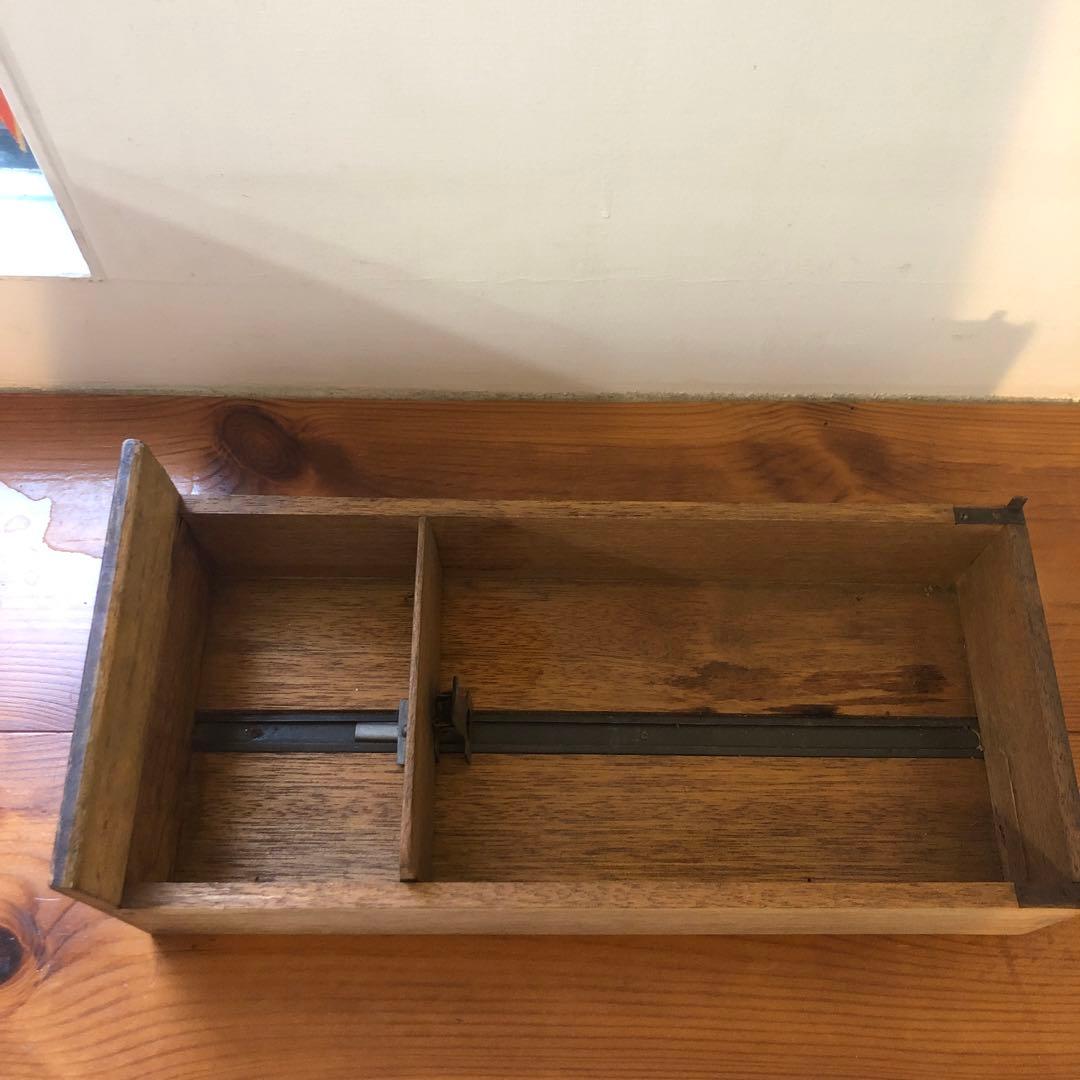 アンティーク 木製4引き出し 収納ボックス