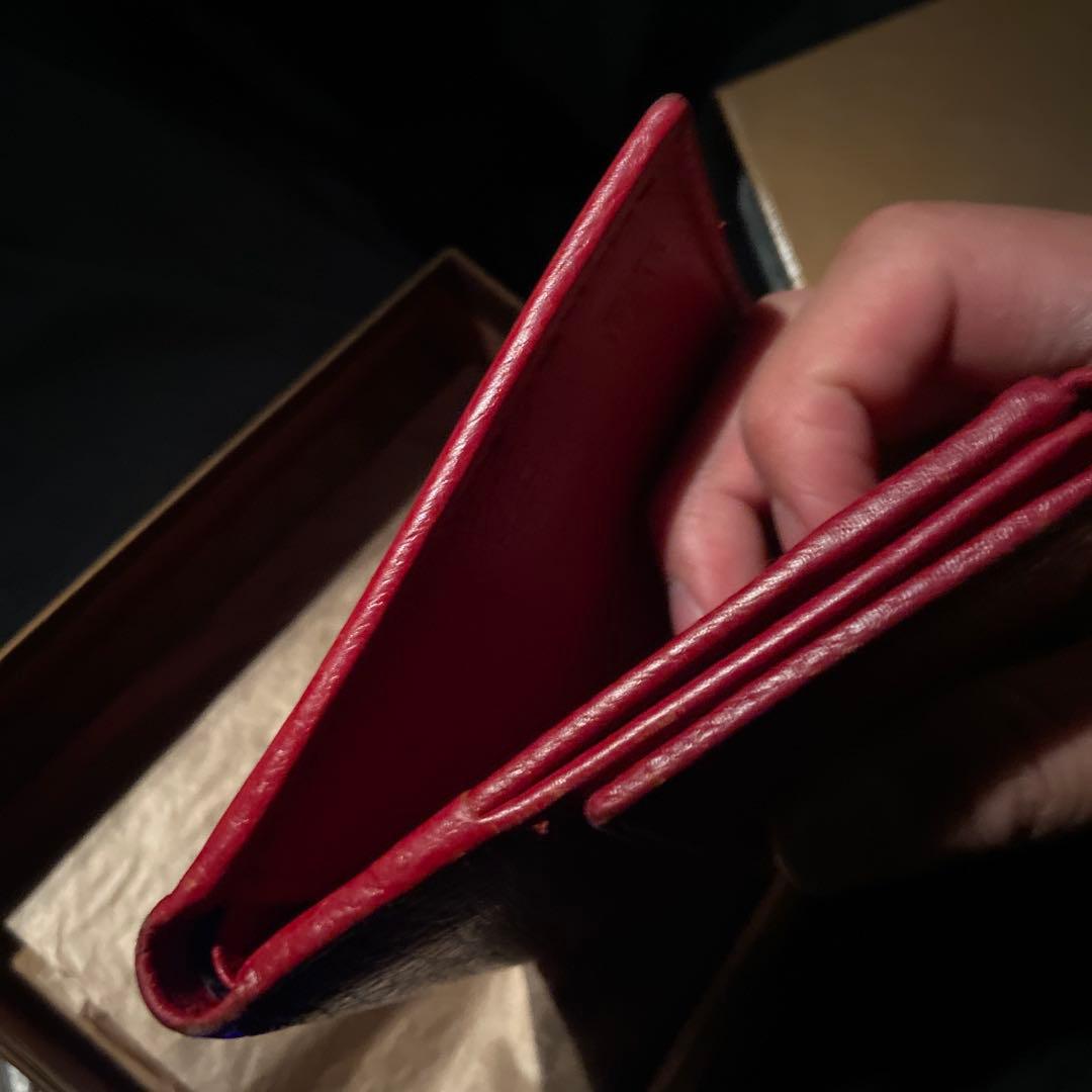 GUCCI レッド 三つ折り財布