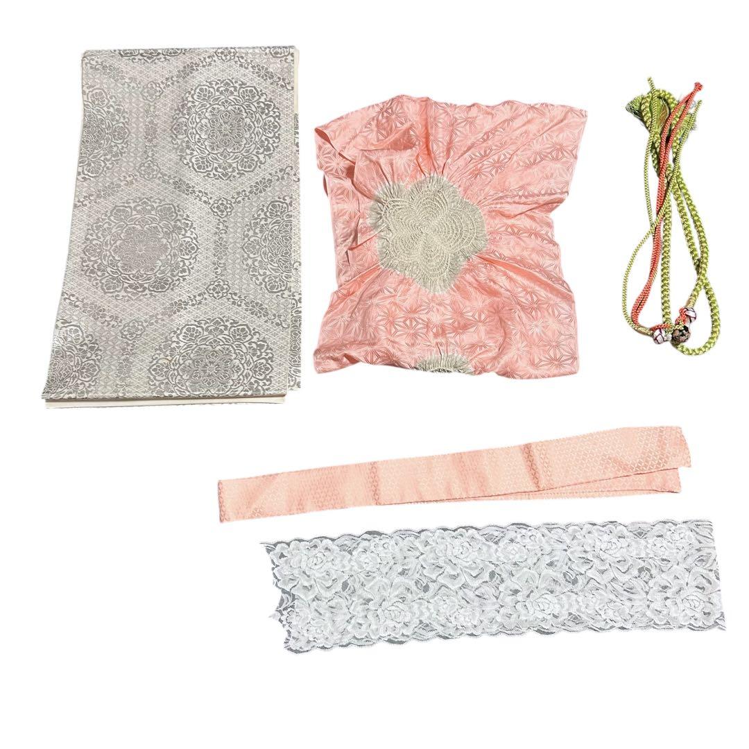 未使用近い　美品　袷　正絹　友禅　振袖　フルセット　6点