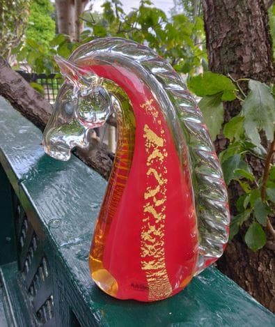 郷土玩具シリーズ27「 ＃ガラス工芸 」 馬像