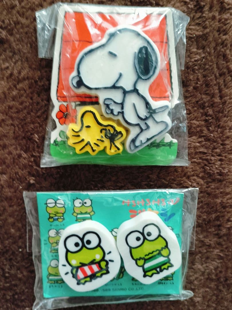 サンリオレトロ消しゴム 70年代80年代物 19点セット