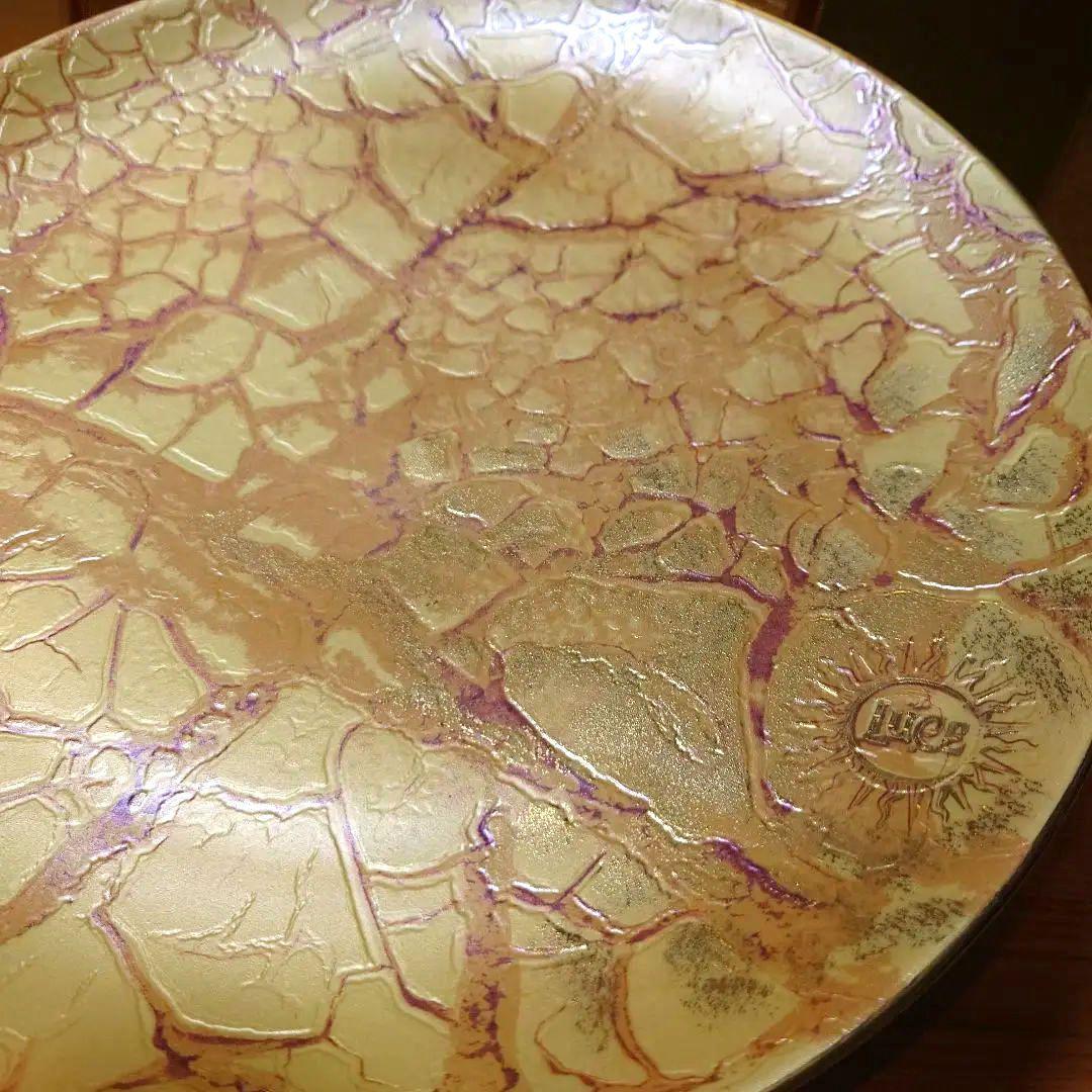 群青　リチャード ジノリ✕ルーチェ コラボ ゴールドプレート　2枚セット