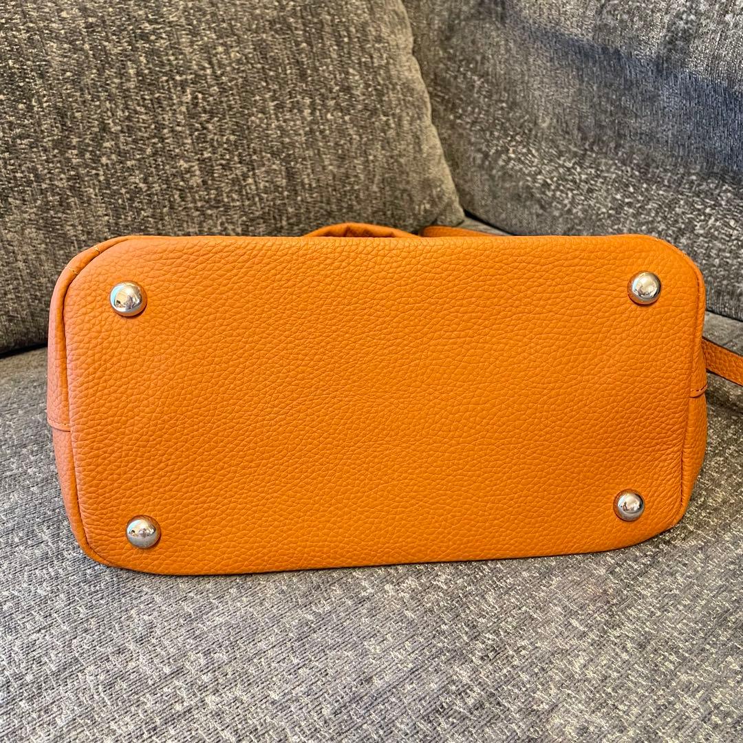 美品　Luziny ルジニー　HAYNI ヘイニ　ハンドバッグ　ブラウン