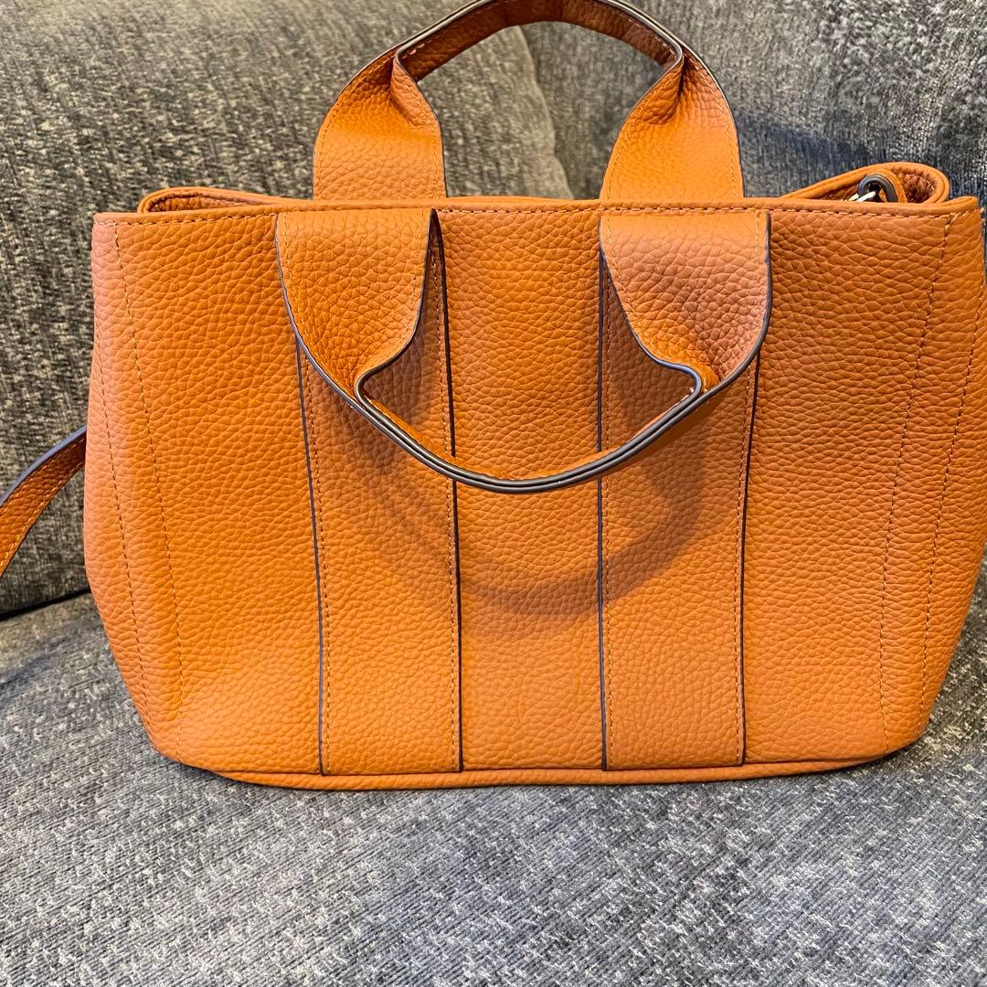 美品　Luziny ルジニー　HAYNI ヘイニ　ハンドバッグ　ブラウン