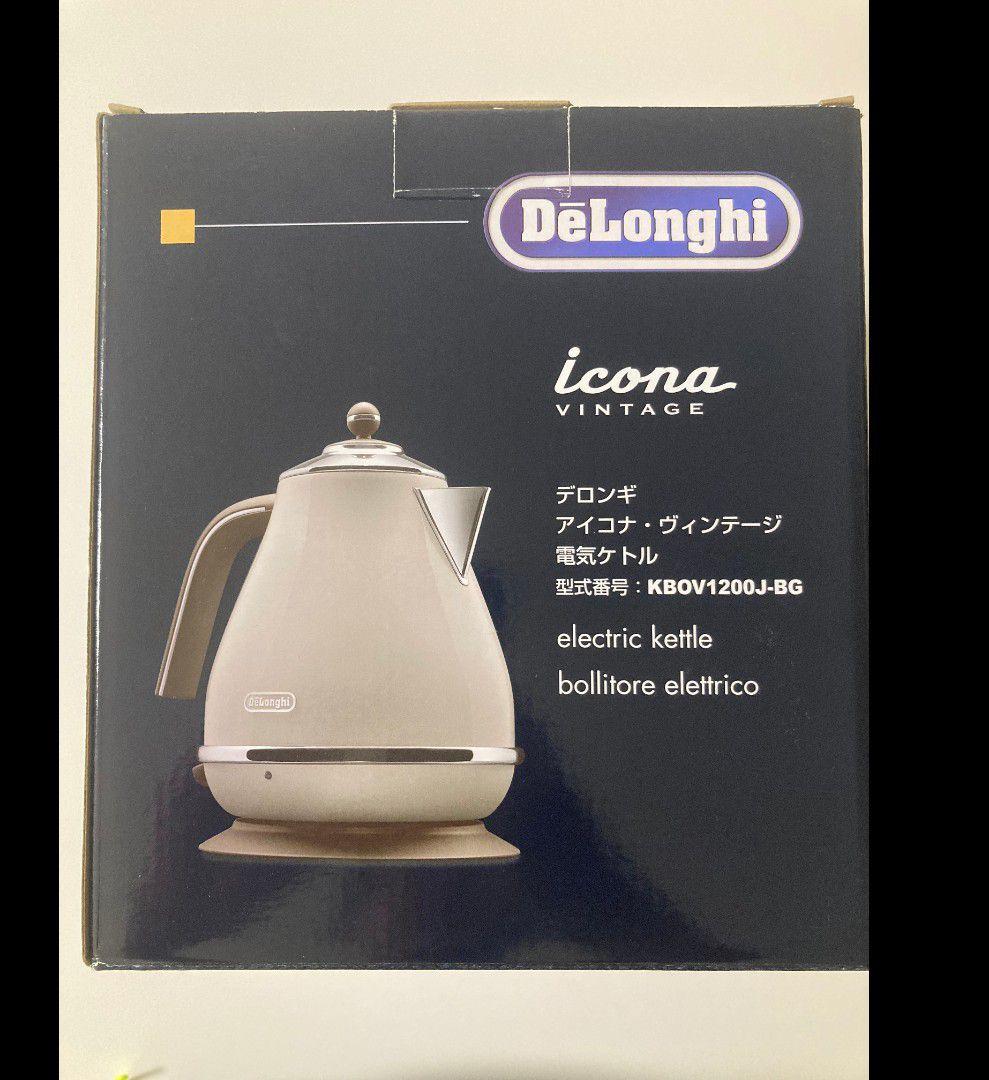 DeLonghi アイコナ・ヴィンテージ 電気ケトル KBOV1200J-BG