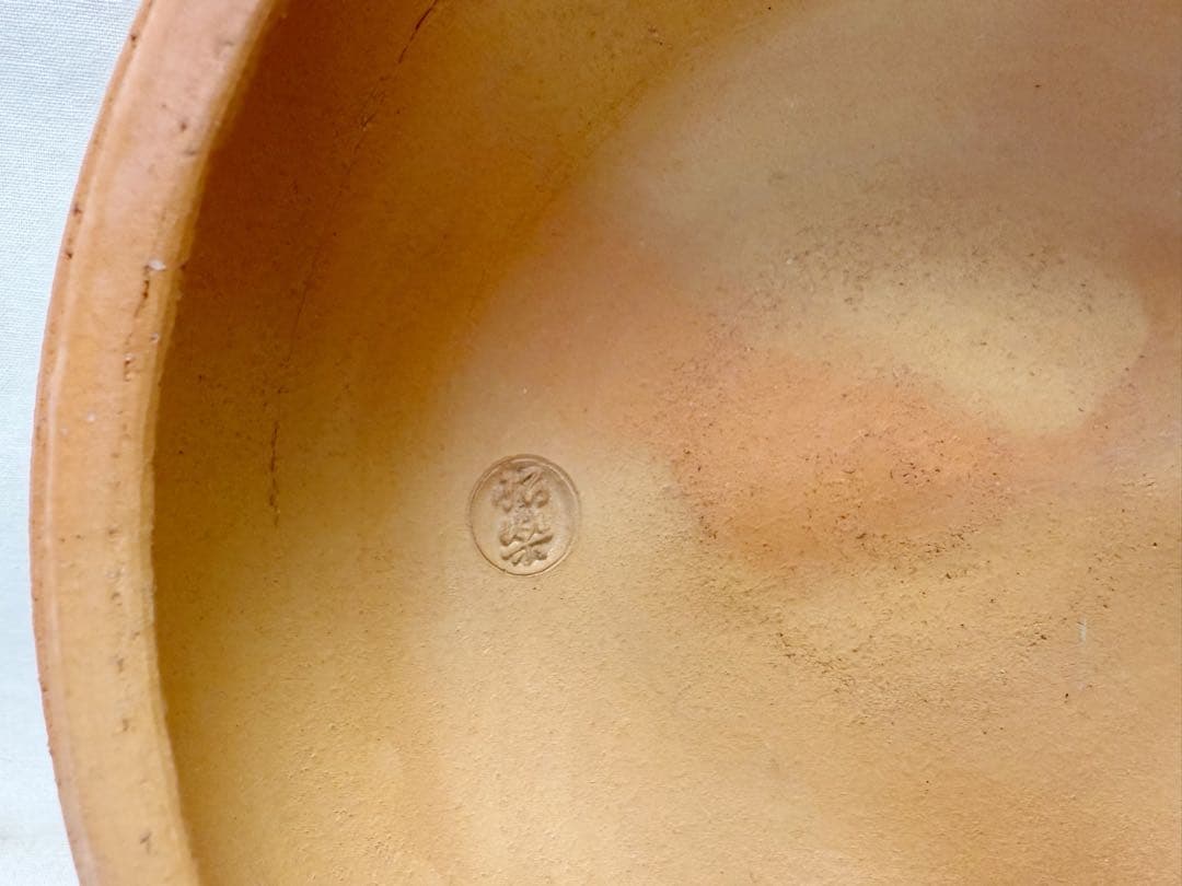 未使用 茶道具 佐々木昭楽作 炉用 灰器 灰匙 陶印 共箱